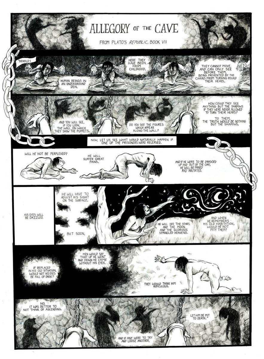 How we think about 'reality' is important #platoscave