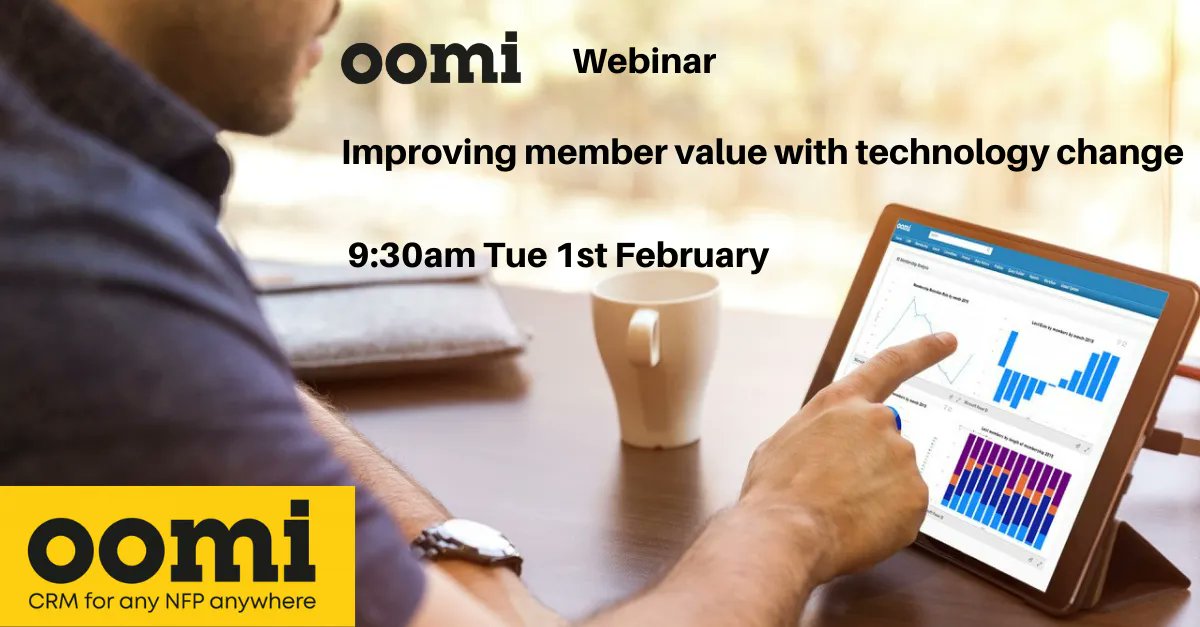 oomiCRM's tweet photo. Don't forget to book for our webinar next Tuesday, focusing on how trade assocations have adopted a comprehensive and integrated approach to membership management by successfully embracing technology change.https://t.co/3ErJNGDTFe #membership #associationmanagement https://t.co/DUX3fTAJmK
