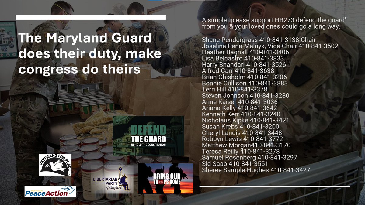 MdVet4's tweet photo. #mdpoltics #mdpol #DefendTheGuard #mdga #MDGA22 
Join a Q&amp;A/Strategy Session this Saturday 29 January from 12:30-2!
https://t.co/Wt1skq0Lrz https://t.co/oRvWb6Q9LB