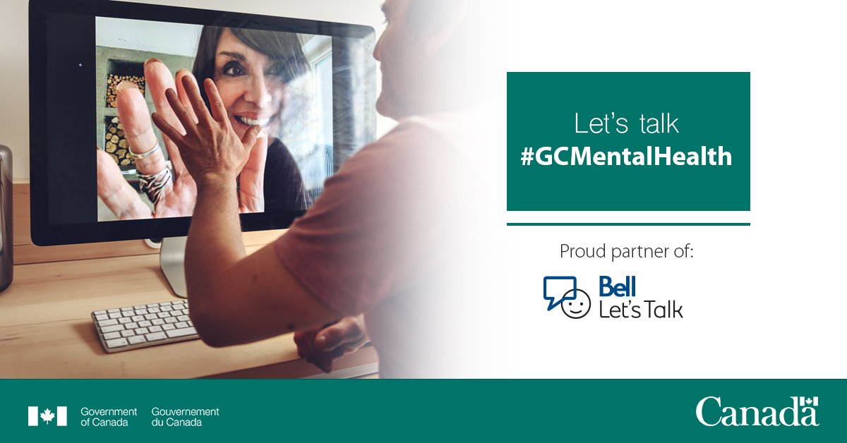 Let today be a reminder that support can be found all around us. Reach out to your loved ones when you need someone to talk to. 

For other supports, visit: canada.ca/en/government/… 

#BellLetsTalk #GCMentalHealth