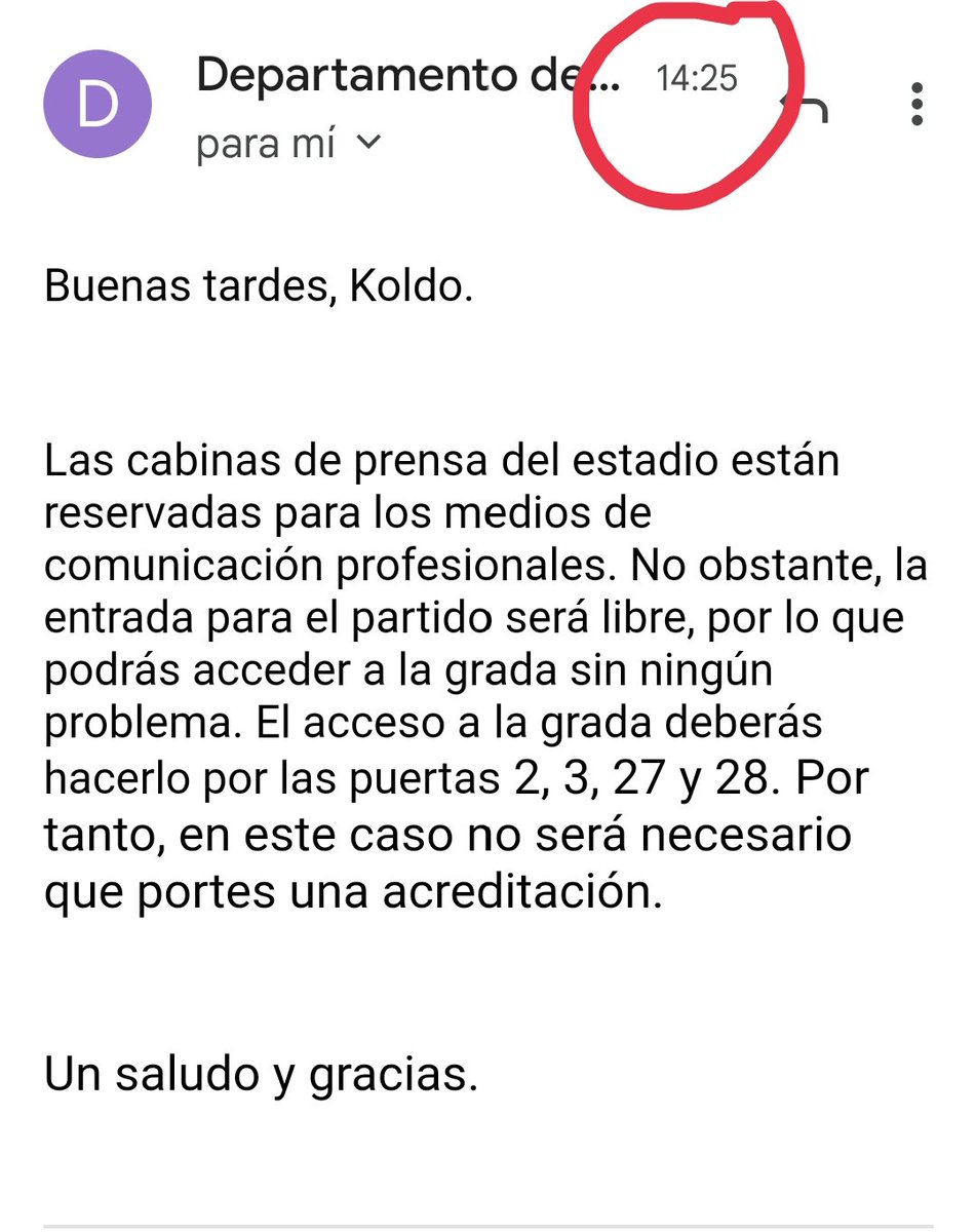 Acabo de vivir un algo surrealista. Os pongo las capturas que me ha enviado el departamento de comunicación de <a href="/CAOsasuna/">CAOsasuna</a> con hora 👇

Me siento toreado, menospreciado e indignado 😡