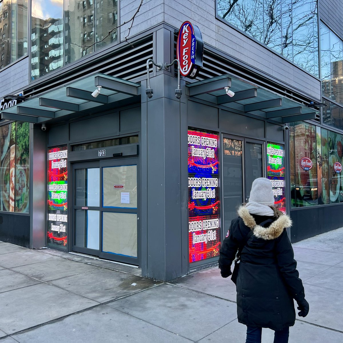 JoeGallX2's tweet photo. Long awaited opening next week. Key Foods at 96/Amsterdam. @westsiderag @iLoveTheUWS https://t.co/gsfJqUbJKG