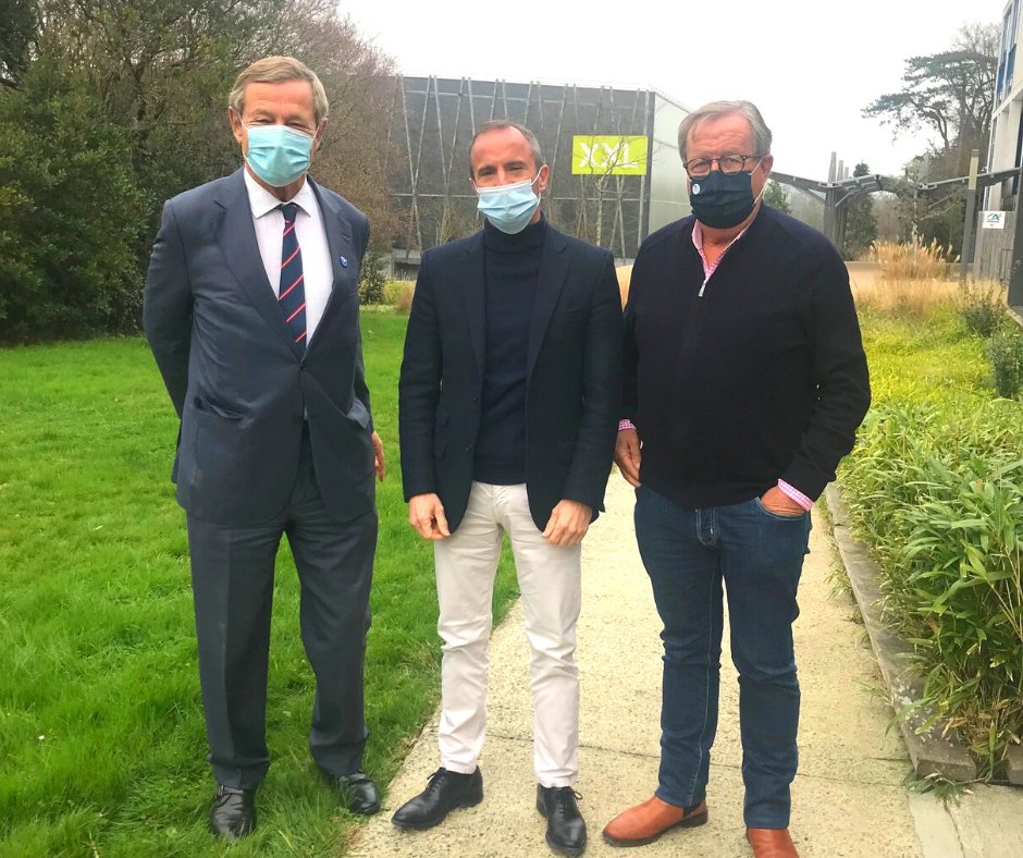 [NOMINATION EXPONANTES, LE PARC] Le CA @exponantes et tous les collaborateurs sont heureux de vous annoncer la nomination de @jeancadio en qualité de Président d’Exponantes. <a href="/tonylesaffre/">Lesaffre</a> est nommé Président d’Honneur de l’entreprise. @ccinantes @yann_trichard #event #unimev