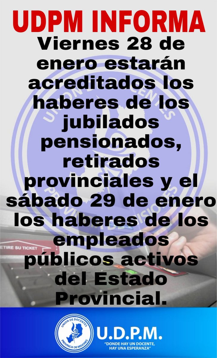 Buenas noticias para este largo enero...😁