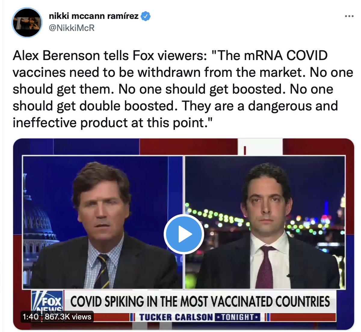 EricLevitz's tweet photo. Fox News is literally killing its viewers. Just committing negligent homicide at national scale and on a nightly basis https://t.co/BiqUr5fs9J https://t.co/AvB113mDyD