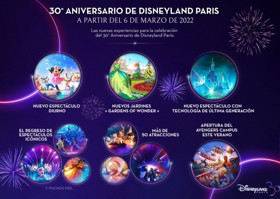 viafantasyteam's tweet photo. Deseando estamos de llevar a nuestros cariñets a vivir una experiencia mágica y única 😍🦄💜 si nos quieres acompañar pregunta por nuestros grupos o por presupuestos individualizados 🥰  #DisneylandParis30 #DLP30 #DisneylandParis #DLP https://t.co/4u3jFBZxZZ