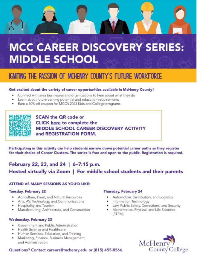 Middle School Career Discovery Series alden-hebron.org/article/638008…