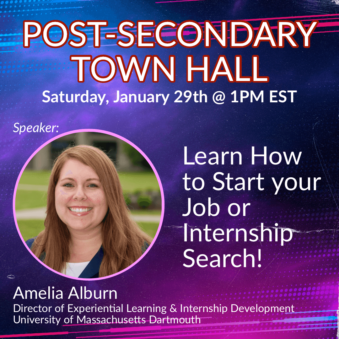 BPAconnect's tweet photo. Webinar for Secondary and Post-secondary members! Amelia Alburn from UMass Dartmouth will provide tips for launching your job or internship search - Saturday, Jan. 29 at 1 pm EST on Zoom. The event is free for BPA members, but registration is required: https://t.co/YbnHVUh0A3 https://t.co/uEHljBApMr