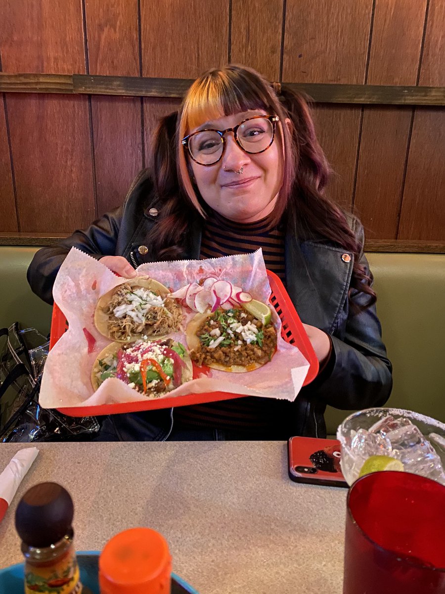 amyhueber's tweet photo. I haven’t seen my BFF in over a month due to COVID and I am seeing her tonight and I AM AS EXCITED TO SEE HER AS SHE IS TO SEE 🌮 https://t.co/tbVD66D9Mg