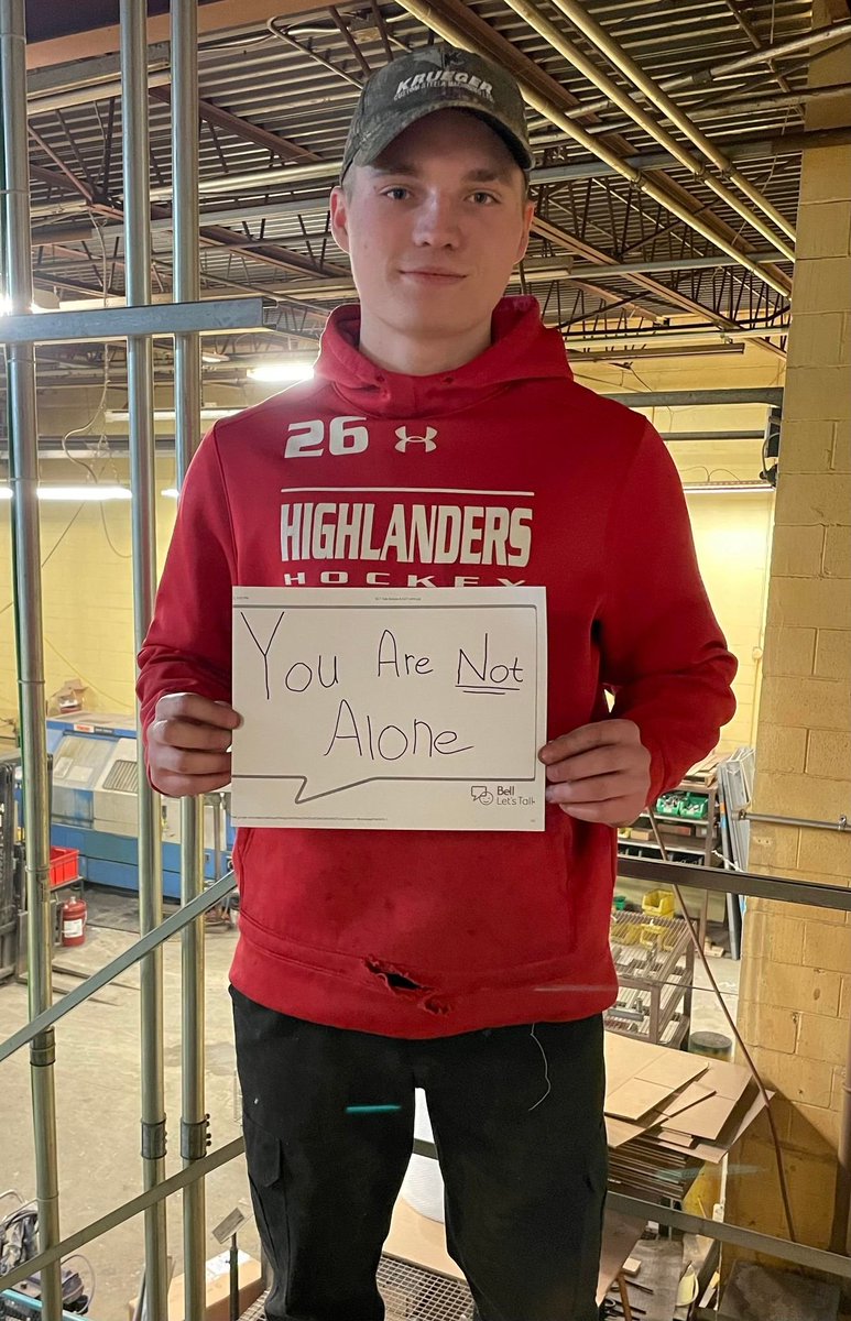 #BellLetsTalk #YouAreNotAlone #18 Brayden Krueger <a href="/braydenkrueger_/">brayden krueger</a>