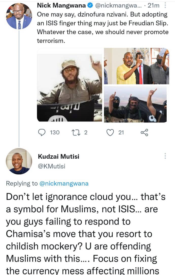 Hopewell Chin’ono tweet media
