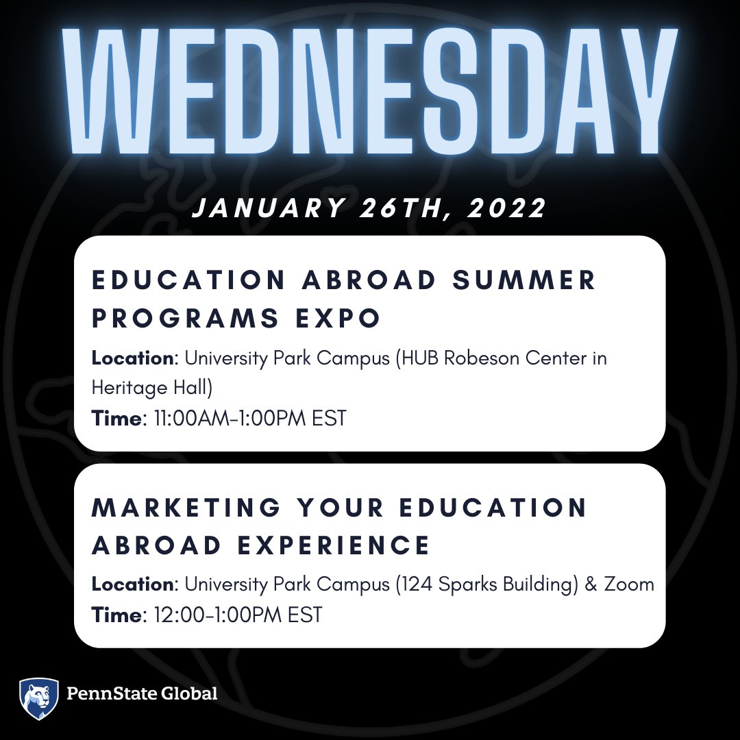 Penn State Academic Calendar Fall 2022 Penn State Abroad (@Pennstateabroad) / Twitter