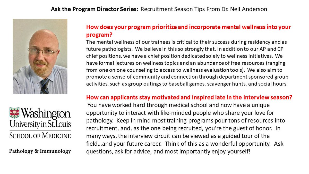 WashU Medicine Pathology & Immunology (@washu_pathology) on Twitter photo A successful residency search takes planning. <a href="/Nanderson0715/">Neil Anderson</a> <a href="/WUSTLmed/">Test Account</a> provides insight into important questions in the final part of this series. ow.ly/GNhs50HBnJM A successful residency search takes planning. <a href="/Nanderson0715/">Neil Anderson</a> <a href="/WUSTLmed/">Test Account</a> provides insight into important questions in the final part of this series. ow.ly/GNhs50HBnJM