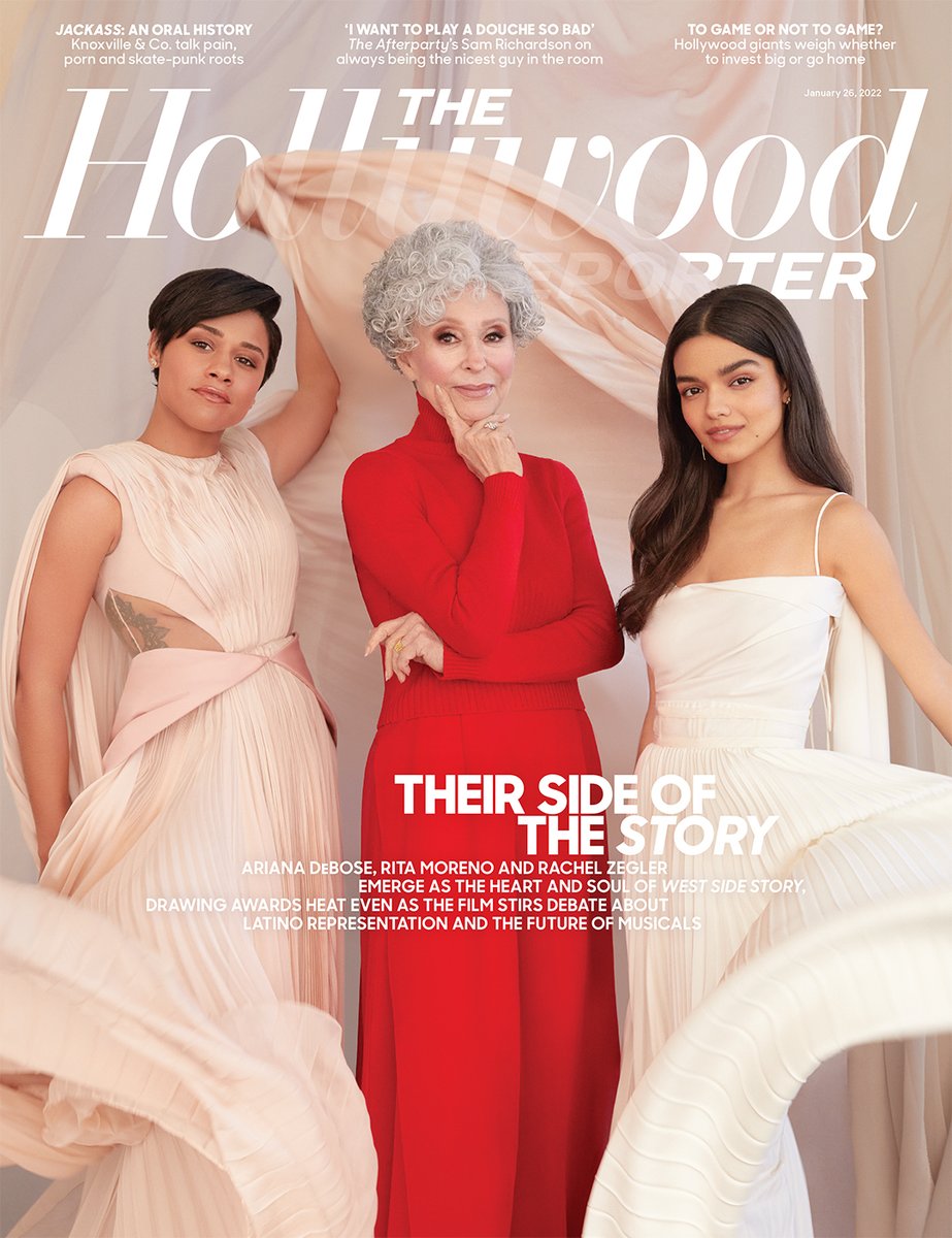 Rachel Zegler, Ariana DeBose and Rita Moreno are not only the faces of the new #WestSideStory – the awards contenders also represent a spectrum of perspectives about Latino identity and representation in Hollywood thr.cm/hO36Vhm