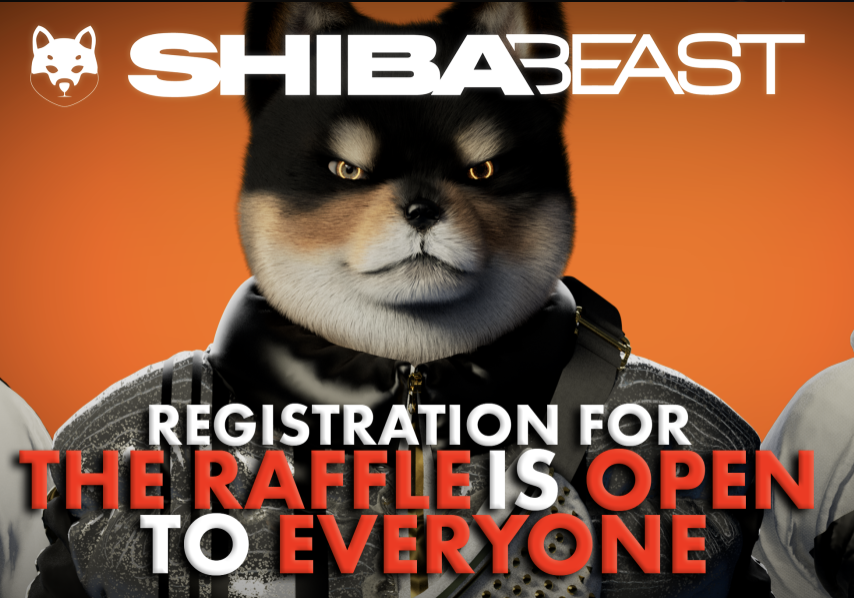 🔥🔥🔥 RAFFLE REGISTRATION IS LIVE 🔥🔥🔥

Register here 👉 shiba-beast.io/raffle

THIS IS YOUR LAST CHANCE TO BE CONSIDERED TO MINT DURING PRE-SALE 

Pre-Sale will go live in 5h. 

Any retweet on this post will be considered for a FREE Shiba Beast NFT ( Value 0.3 eth. )