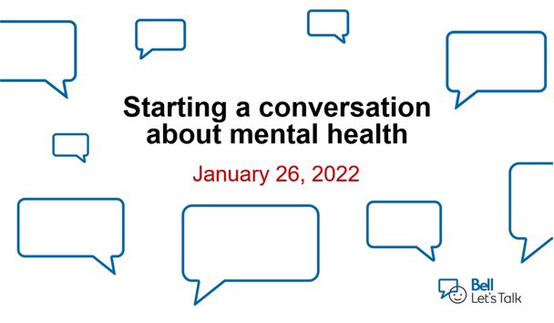 Today is #BellLetsTalk  Day! This year’s campaign highlights the ways that we can support ourselves &amp; those we care about through actions like listening, being there &amp; talking. Start the conversation, let others know they’re not alone. We are all in this together! #GCMentalHealth