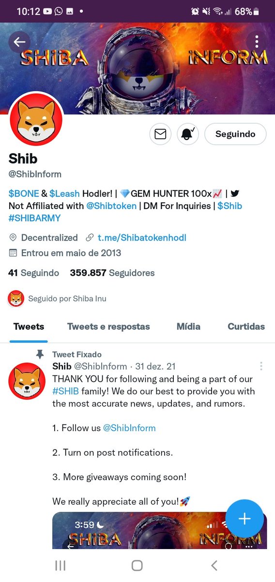 Fernandomeloy's tweet photo. @ShibInform https://t.co/hmNordwKGw