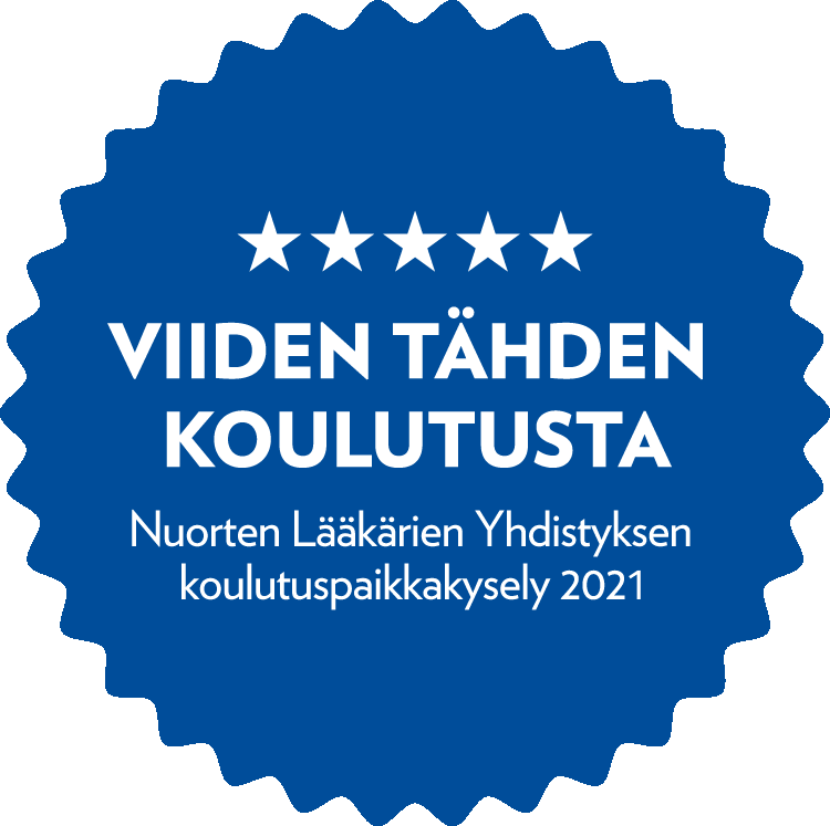 Terveystalolle jo toista vuotta peräkkäin huikea viiden tähden tulos @nuorilaakari #koulutuspaikkakysely’ssä! Vahva panoksemme erikoistumisen kehittämiseen, työyhteisöjen tuki ja kouluttajalääkäreiden erinomainen työ kantavat hedelmää. #kohtiparempaa #töissäterveystalossa