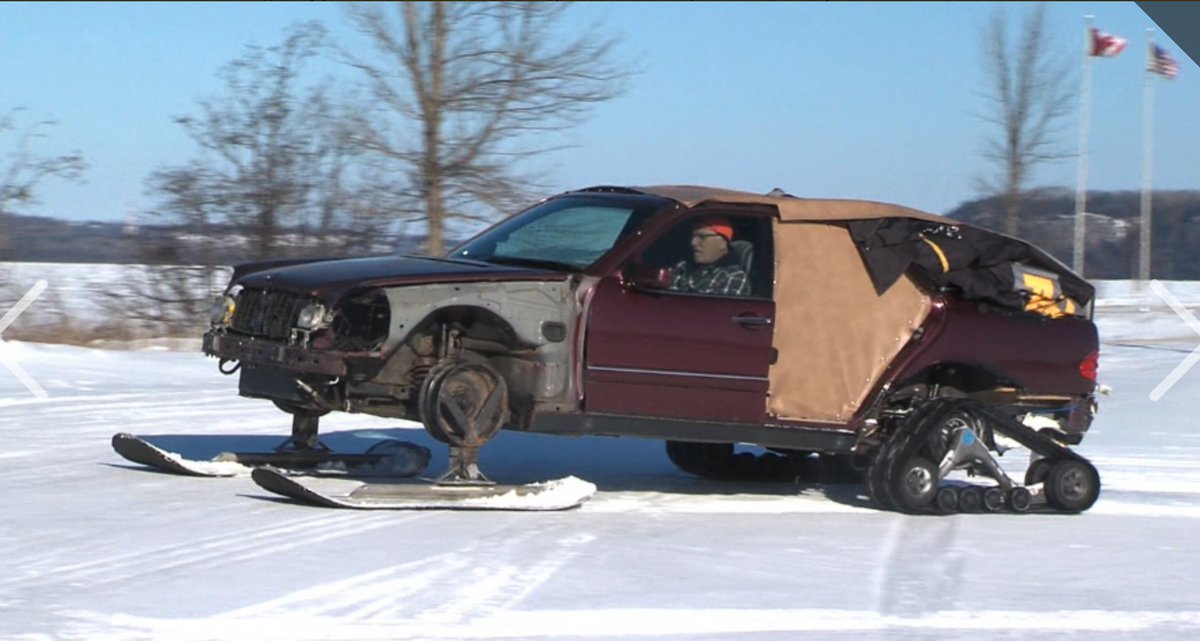 OODMag's tweet photo. Red Rock man rigs motorized ice fishing shack, @tbnewswatch reports.β¨https://t.co/FPOoW4Hk4v
β¨#Hunting #Fishing #Outdoors #IceFishing #Nipigon #RedRock #Converted #Car #Mobile #FishingShack #Skis #WolfTrack #MacGyver https://t.co/FmoMrJy4TH