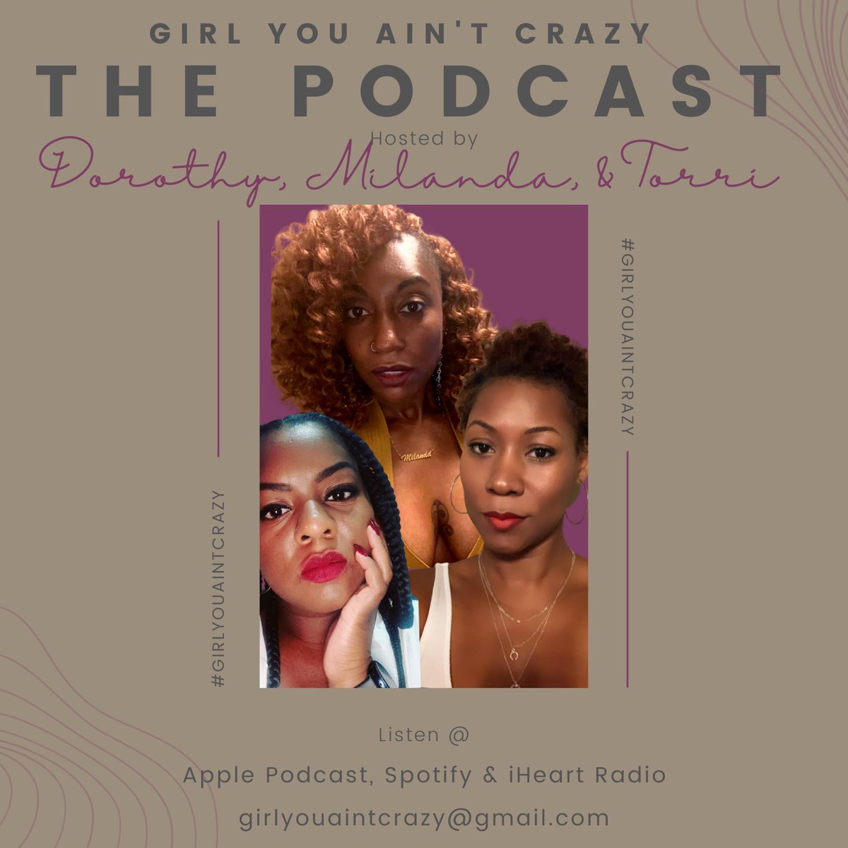_WritingBlocks's tweet image. Follow us on IG @girlyouaintcrazy 
Listen on Apple podcast and Spotify