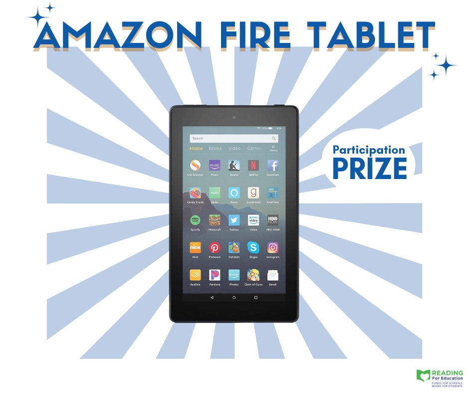 Your students can earn all of these great prizes...