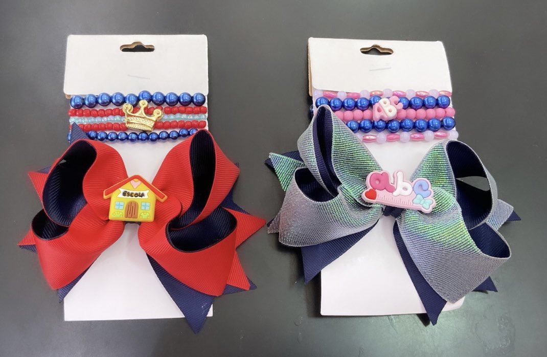 MakeSereias's tweet photo. Kit laço com pulseira apenas R$ 13,99 
Um mais lindo que o outro 👧🏻👑🥰 https://t.co/HYXu9vWTSc