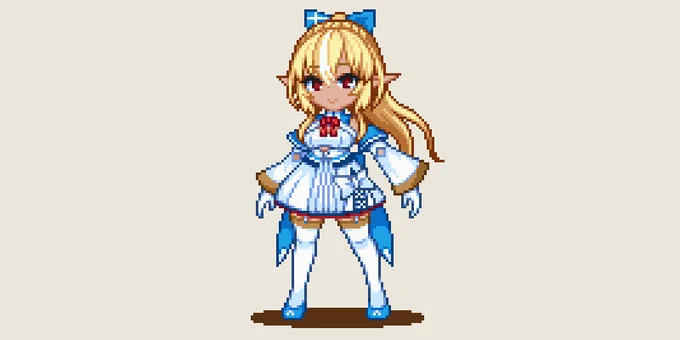 新衣装もいいよね

#ドット絵 #pixelart #しらぬえ 