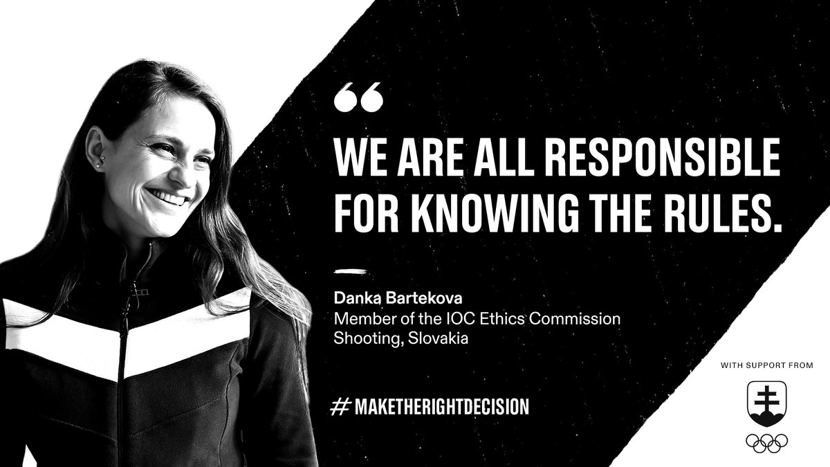 Athlete365 (@athlete365) on Twitter photo @dankabartekova, Ambassador against competition manipulation, with an important reminder. ☝️👏
Athletes have a responsibility to know & understand the rules related to preventing competition manipulation.
Learn more 👉 athlete365.org/maketherightde…
@ISSF_Shooting <a href="/olympijskytim/">Slovenský olympijský tím</a> @dankabartekova, Ambassador against competition manipulation, with an important reminder. ☝️👏
Athletes have a responsibility to know & understand the rules related to preventing competition manipulation.
Learn more 👉 athlete365.org/maketherightde…
@ISSF_Shooting <a href="/olympijskytim/">Slovenský olympijský tím</a>