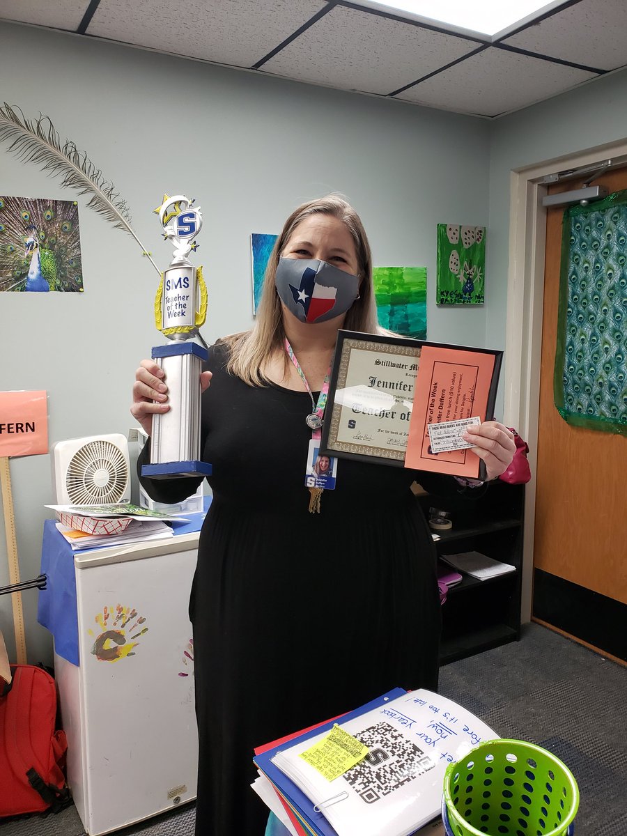 RT @SMSPioneers: Congratulations to Mrs. Jenny Daffern! She is the SMS Teacher of the Week! https://t.co/QmjxUObaZy