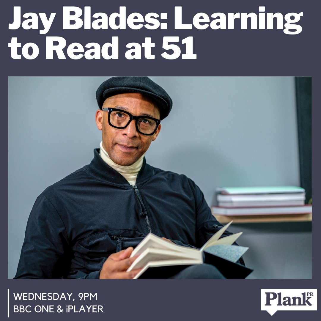 PlankPR's tweet image. A moving, brave and truly inspirational documentary. So proud of @jayblades_ for the brilliant #JayBladesLearningToReadAt51 tonight at 9pm on @bbcone and @bbciplayer ❤
