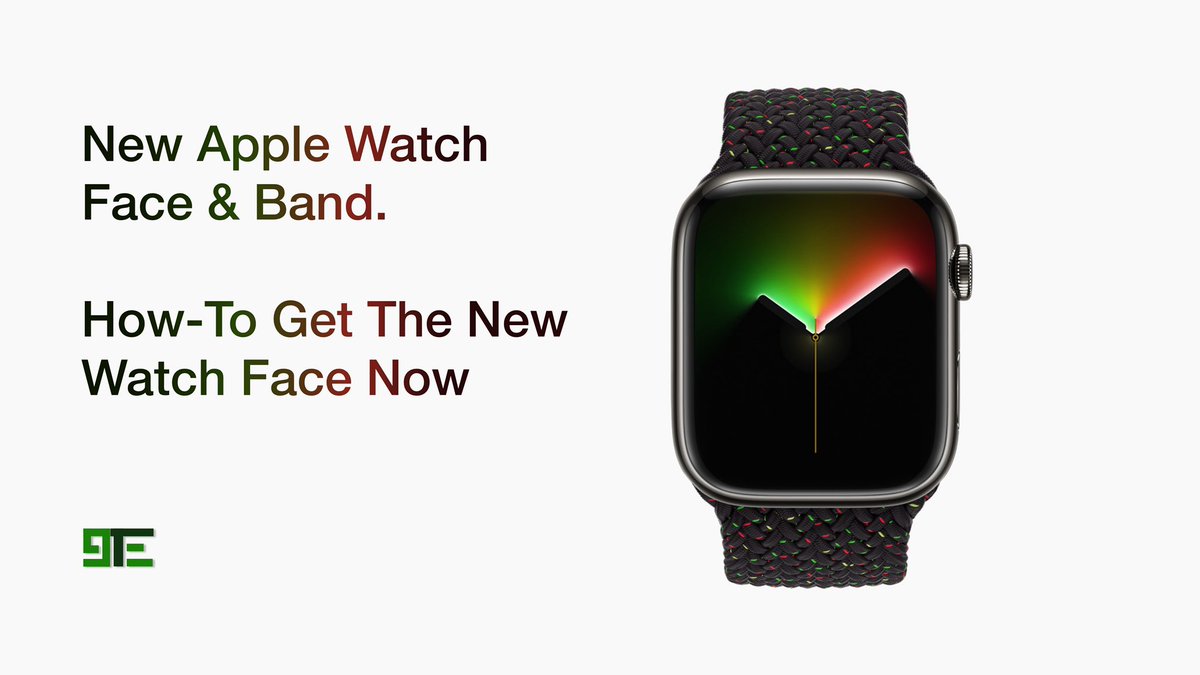 9techeleven's tweet photo. New Apple Watch Black Unity Braided Solo Loop has been released by Apple alongside the new “Unity Lights” watch face. 

Check here how you can get it and customize it:
https://t.co/q6ERH9uKxo

#AppleWatch #BlackUnity #UnityLights https://t.co/H0JbMB4TUh