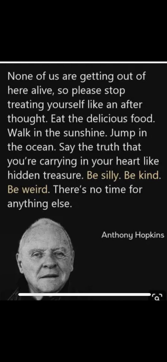 Wednesday quotes from Anthony Hopkins.