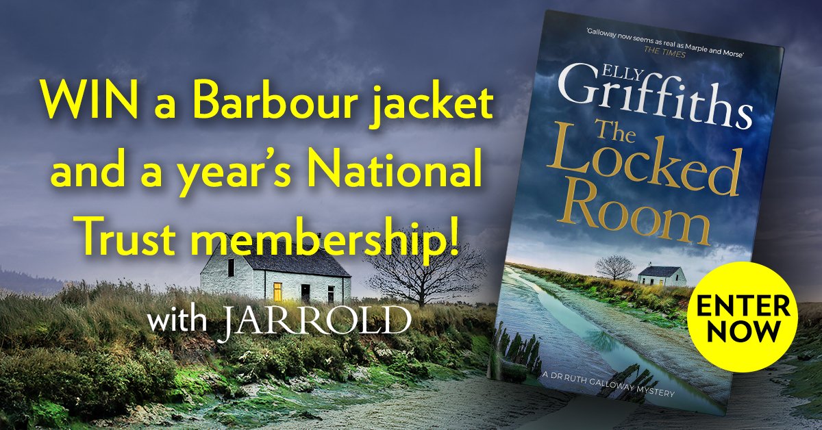 Pre-order @Ellygriffiths The Locked Room from @JarroldBooks for your chance to #win a Barbour jacket and a year's adult membership to the National Trust. Simply share your proof of purchase from Jarrold via this link before 28 February to enter: bit.ly/3KMRUXe