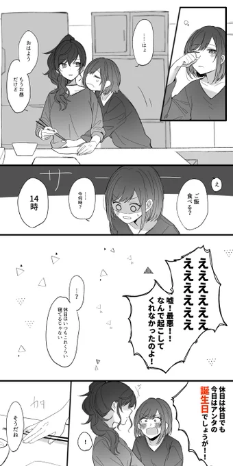 まふゆの誕生日をお祝いしたかった絵名
VS
絵名に祝われるのを実はそわそわしながら待ってたまふゆ 