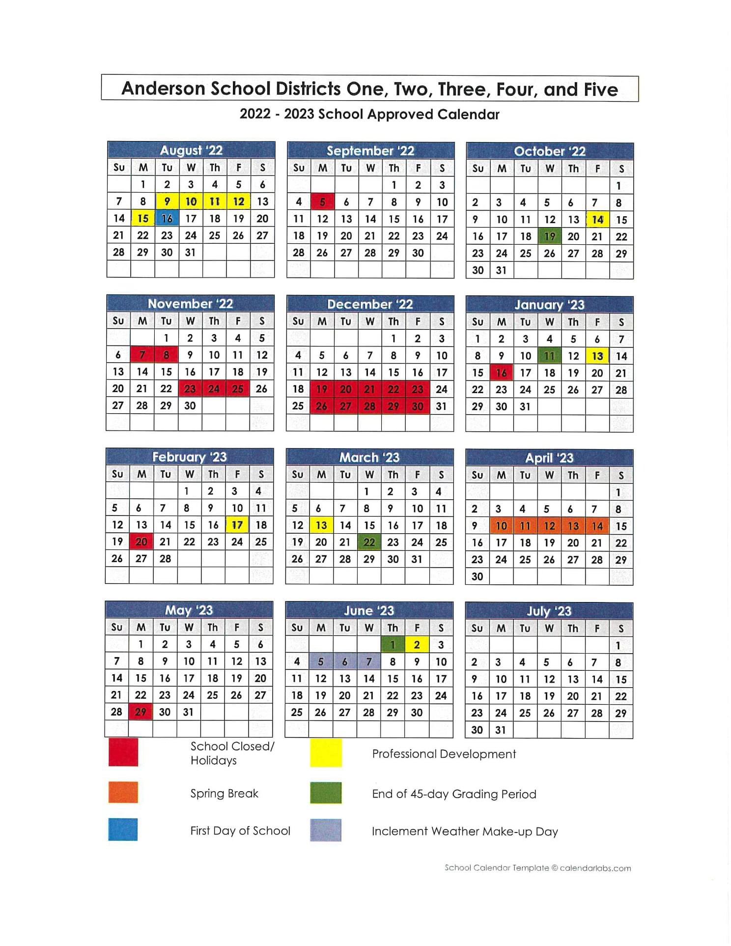 Belton Isd Calendar 2022 23 Anderson2Sup (@Johnsjb1) / Twitter