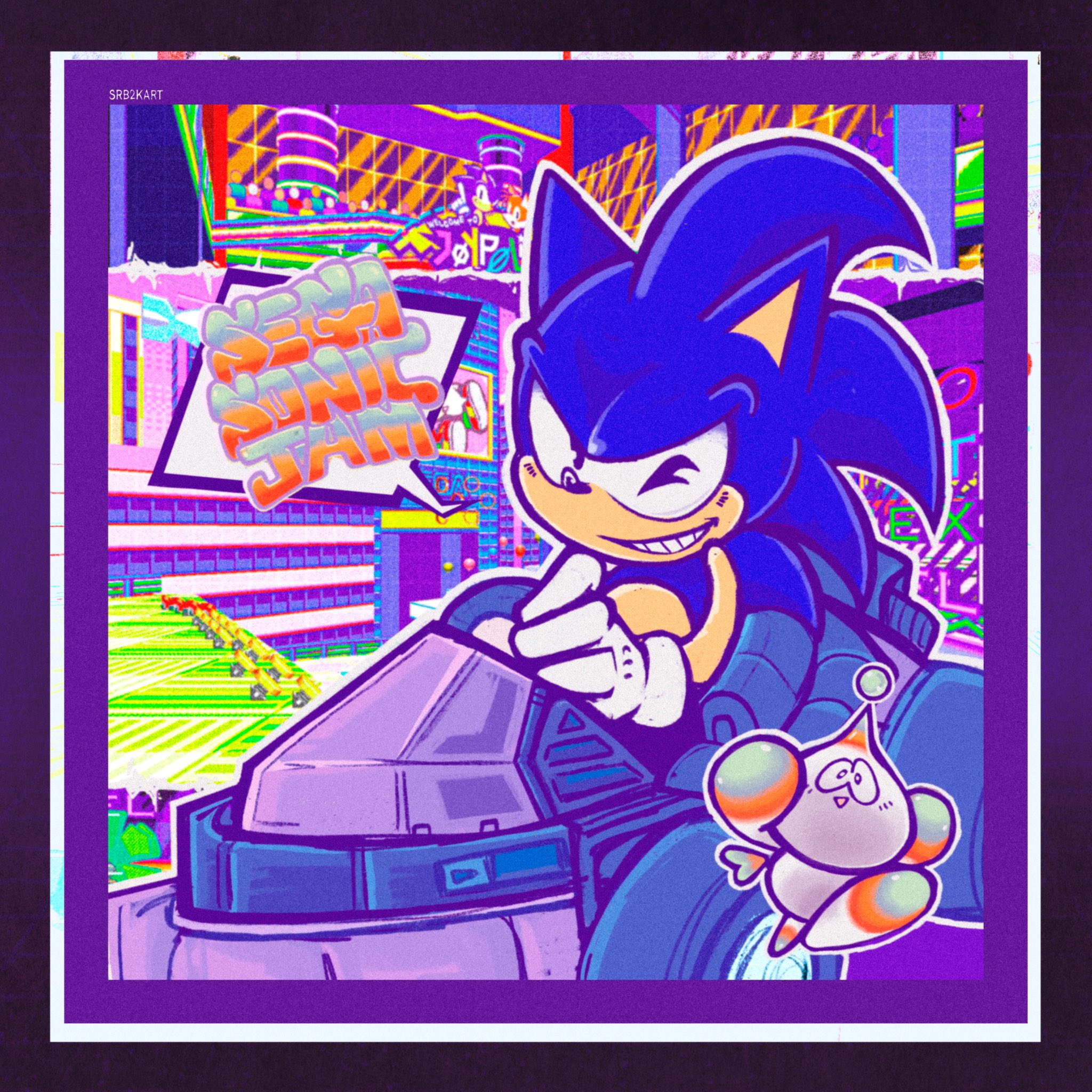 Fleetway Sonic is posting to in srb2 2.2