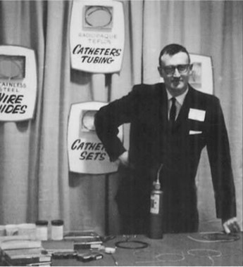 Did You Know? Prior to medical device companies manufacturing guidewires and catheters for Interventional Radiology, many were created, shaped, and cut-to-length on site in the hospital! #cookmedical
Shout out to William Alfred Cook (<a href="/CookMedical/">Cook Medical</a>) for making this possible.