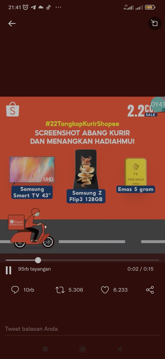 PgaHunter's tweet photo. #22TangkapKurirShopee https://t.co/HO6bCWMwvz