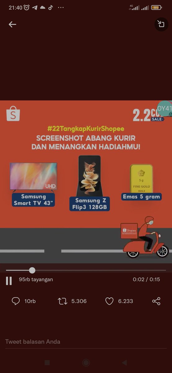 PgaHunter's tweet photo. #22TangkapKurirShopee https://t.co/NMqZ7BWfu7