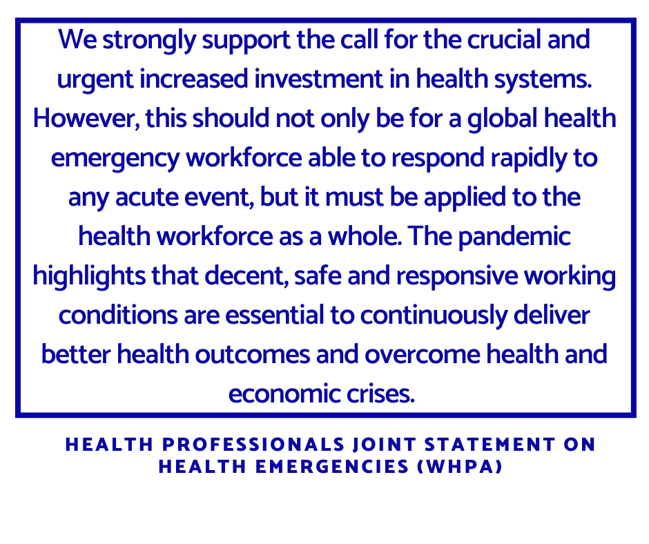 medwma's tweet photo. Health professionals joint Statement on health emergencies (WHPA)

@WHO Executive Board 150th 
Full statement:
https://t.co/I9kpCfpx3w 
#EB140 @WHPAlliance https://t.co/wDj3co0aCU