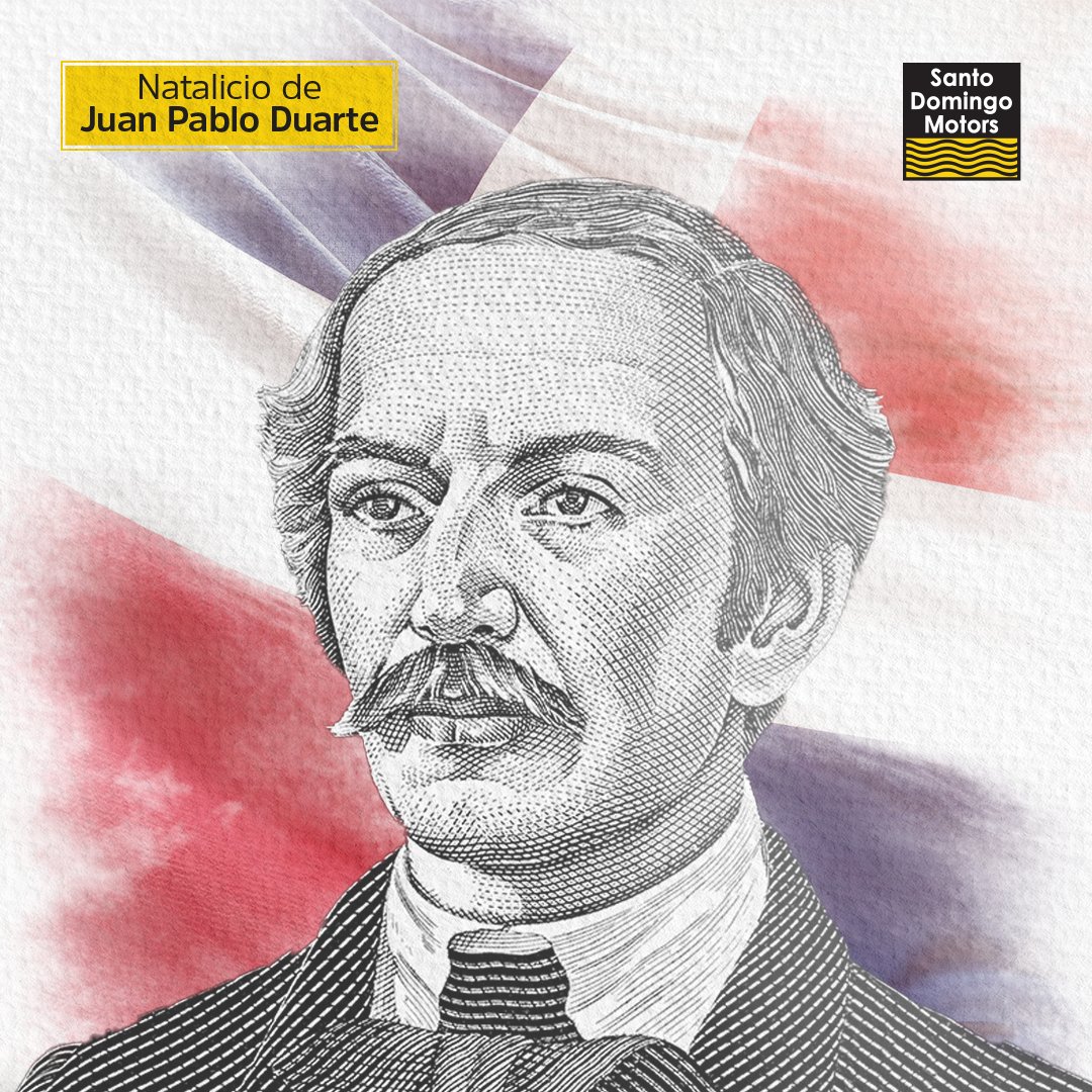 Hoy seguimos tu legado, dándole la libertad a los/as dominicanos/as de escoger el camino que quieren seguir.#DíaJuanPabloDuarte #SDM100Años