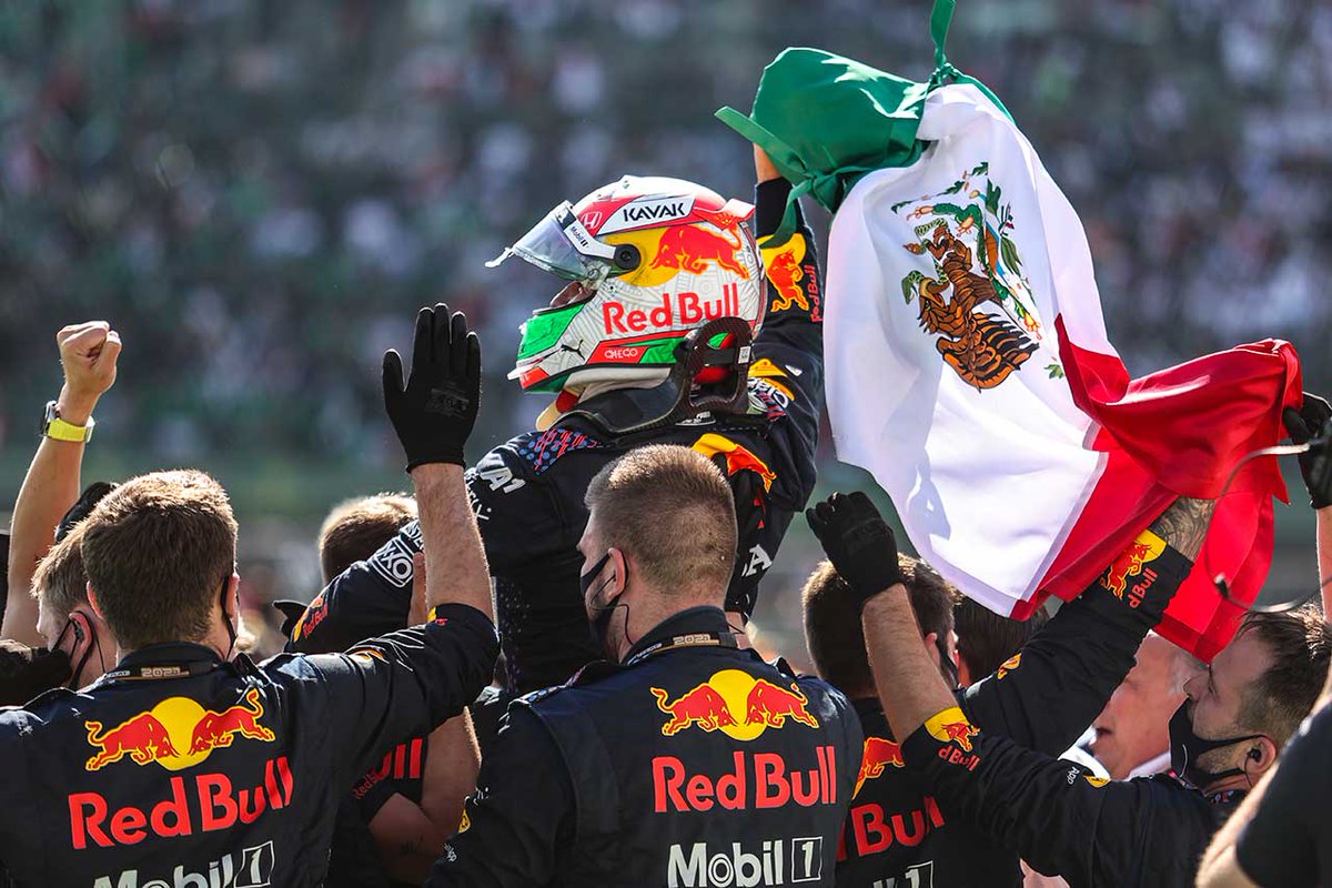 RedBullF1Group's tweet photo. Happy Birthday CHECO🎉
Love you🤍🤍🤍
#PER11 #redbullracing https://t.co/6aJOJ4voD6