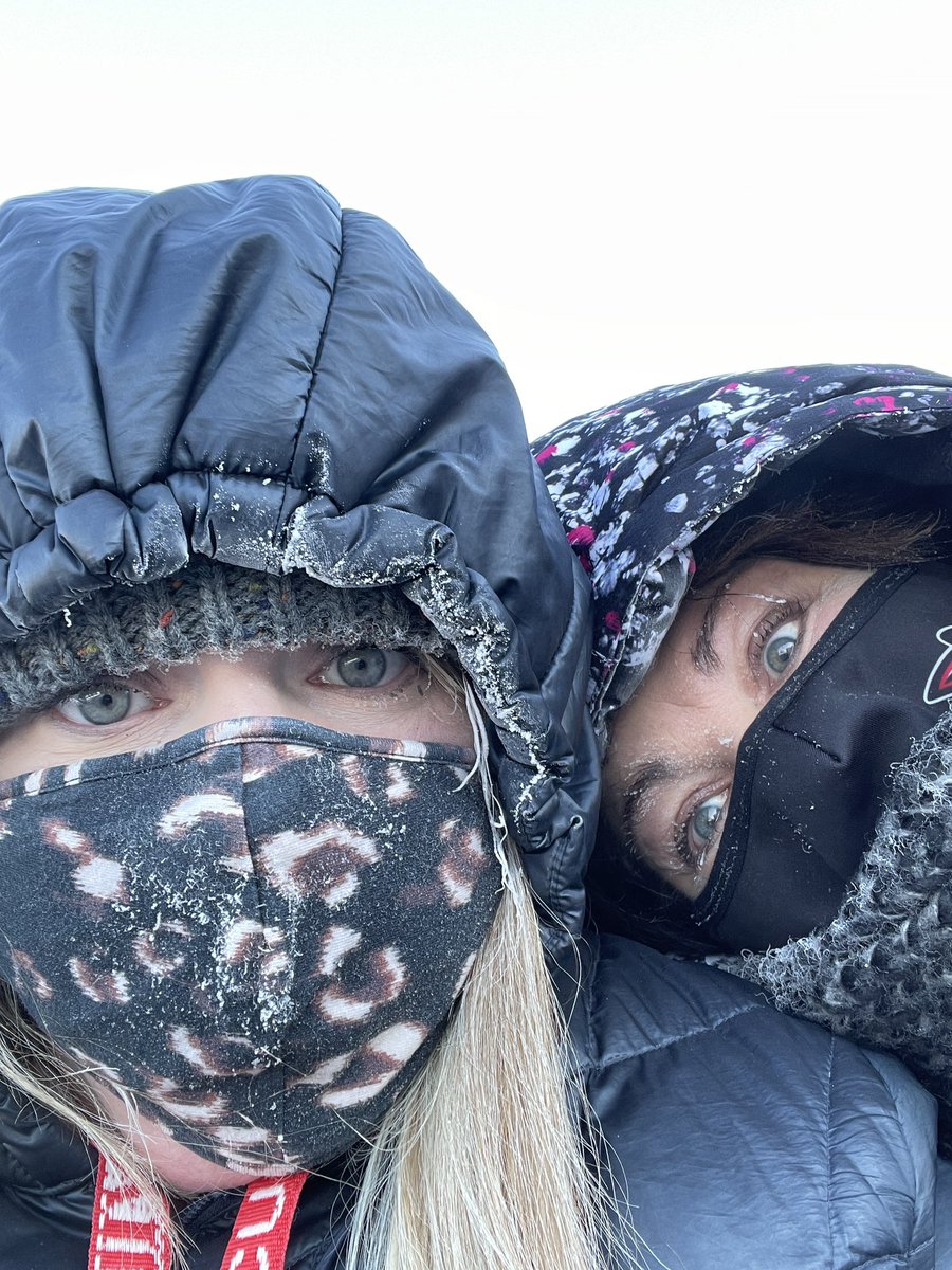 tracypieart's tweet photo. A few frozen faces @115ccgs at arrival today, but the students are warm and safe learning in their classrooms! @Yorkville115 https://t.co/UBKriGxFY7