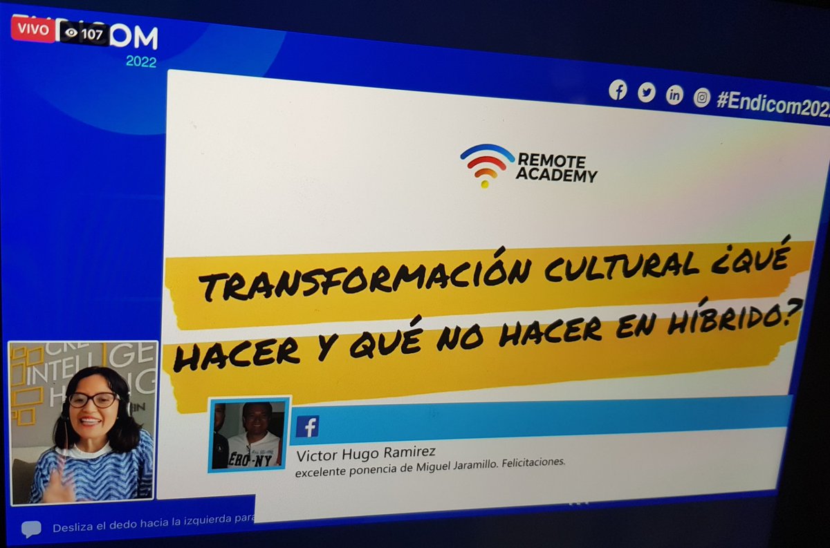 elsacasas's tweet image. .@TarcilaShinno inicia su ponencia en #Endicom2022 @endicomperu . #ComDig #ComPol #DirCom