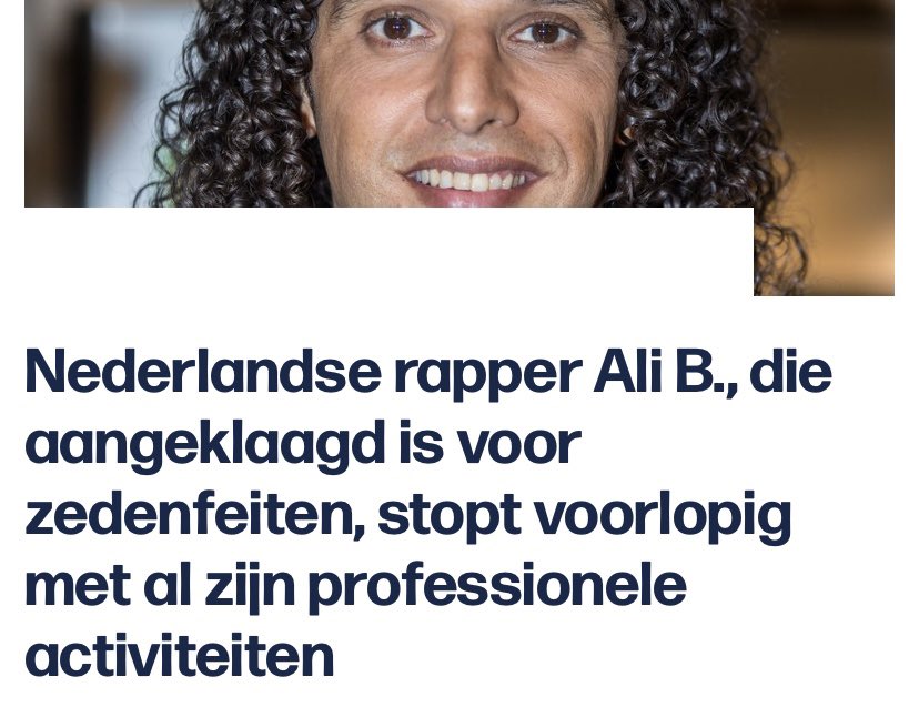 Ali stapt over naar plan B