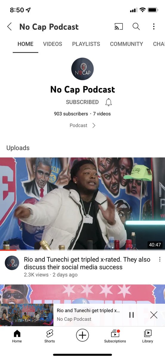 ChicagoKingDave's tweet photo. 903 Subscribers and 60k watch hours in 30 days on @YouTube Go follow @NooCapPodcast every show be lit and real #NoCapPod https://t.co/3C4kfSb5G8