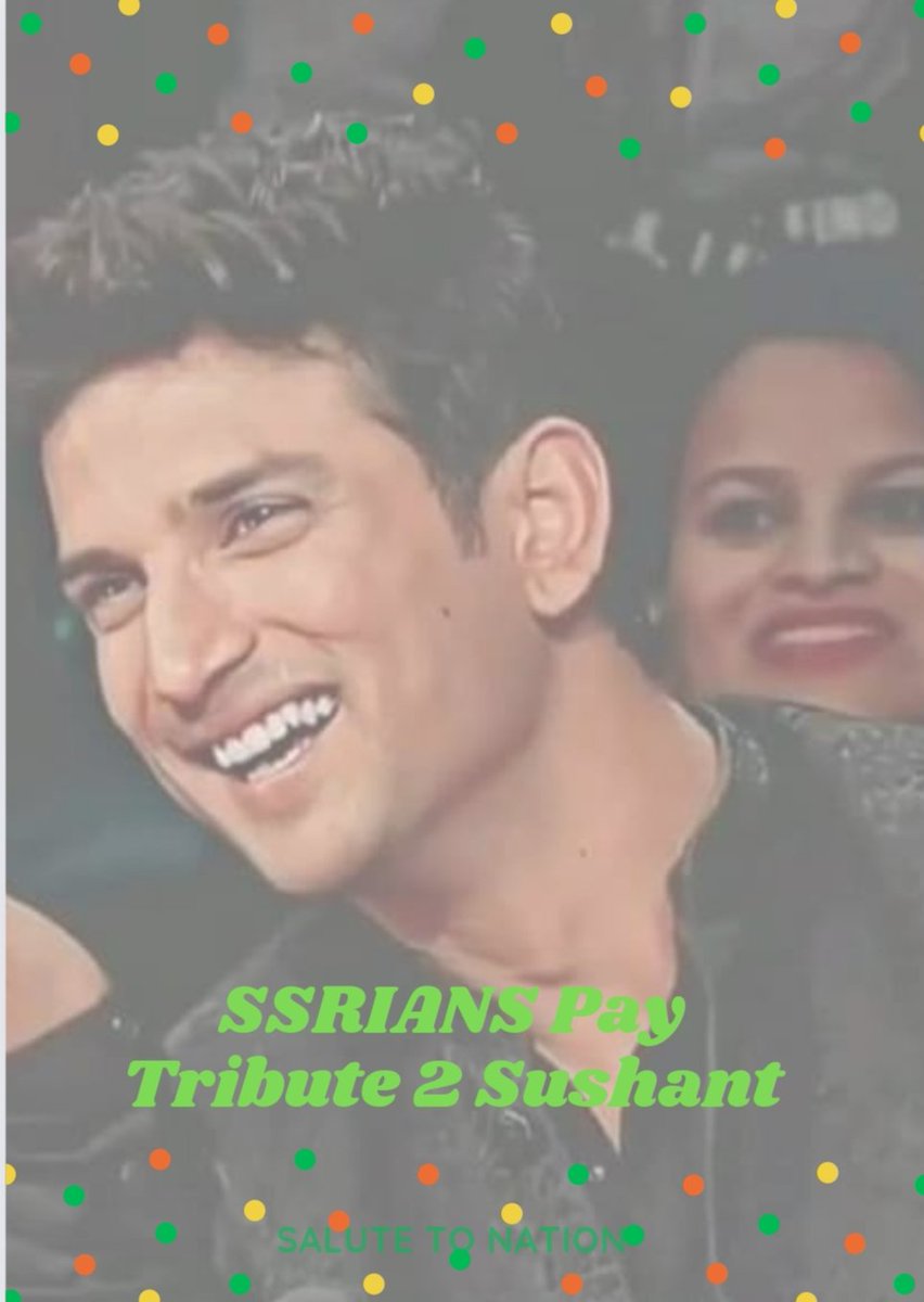 AlkeshAmin912's tweet photo. Let's together Carry forward Sushant legacy 👈

SSRIANS Pay Tribute 2 Sushant https://t.co/MOUMaOhdz5