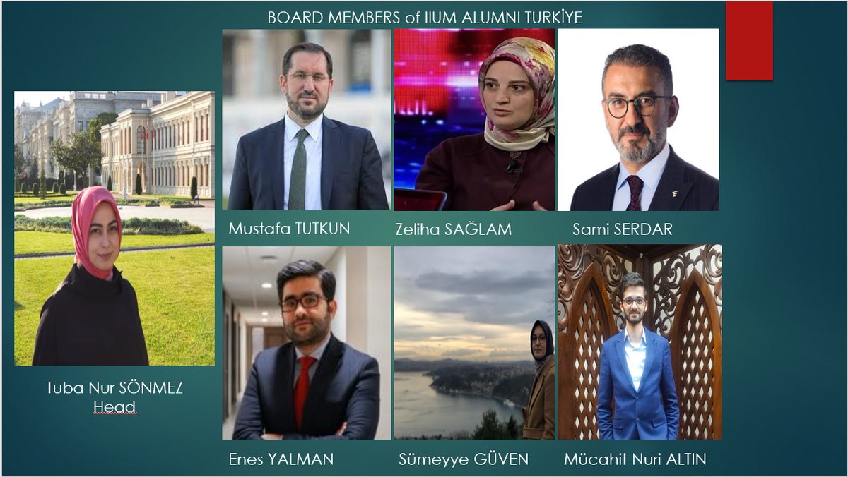 IIUM Alumni Türkiye'nin yeni başkanı ve yönetim kurulu üyelerine başarılar dileriz.
The new head and board of IIUM Alumni Turkiye. Conguratulations.
#iiumalumni #Malaysia #Turkiye #internationalstudents