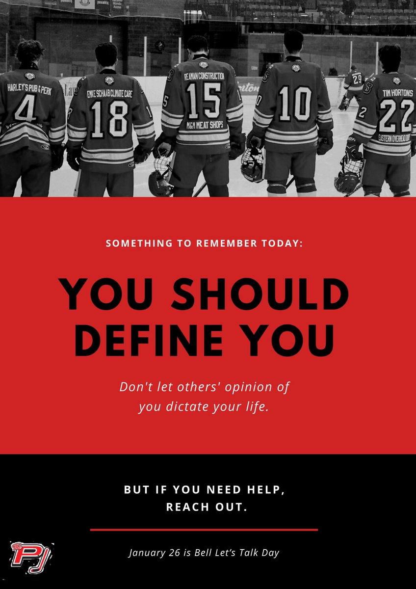 Let’s end the stigma. Let’s talk about mental health! Today is Bell Let’s talk today, the mental health of our players, fans, staff, and volunteers is one of our top priorities, you ALL matter so much to us. Remember to always reach out! #bellletstalk #bellletstalk💙