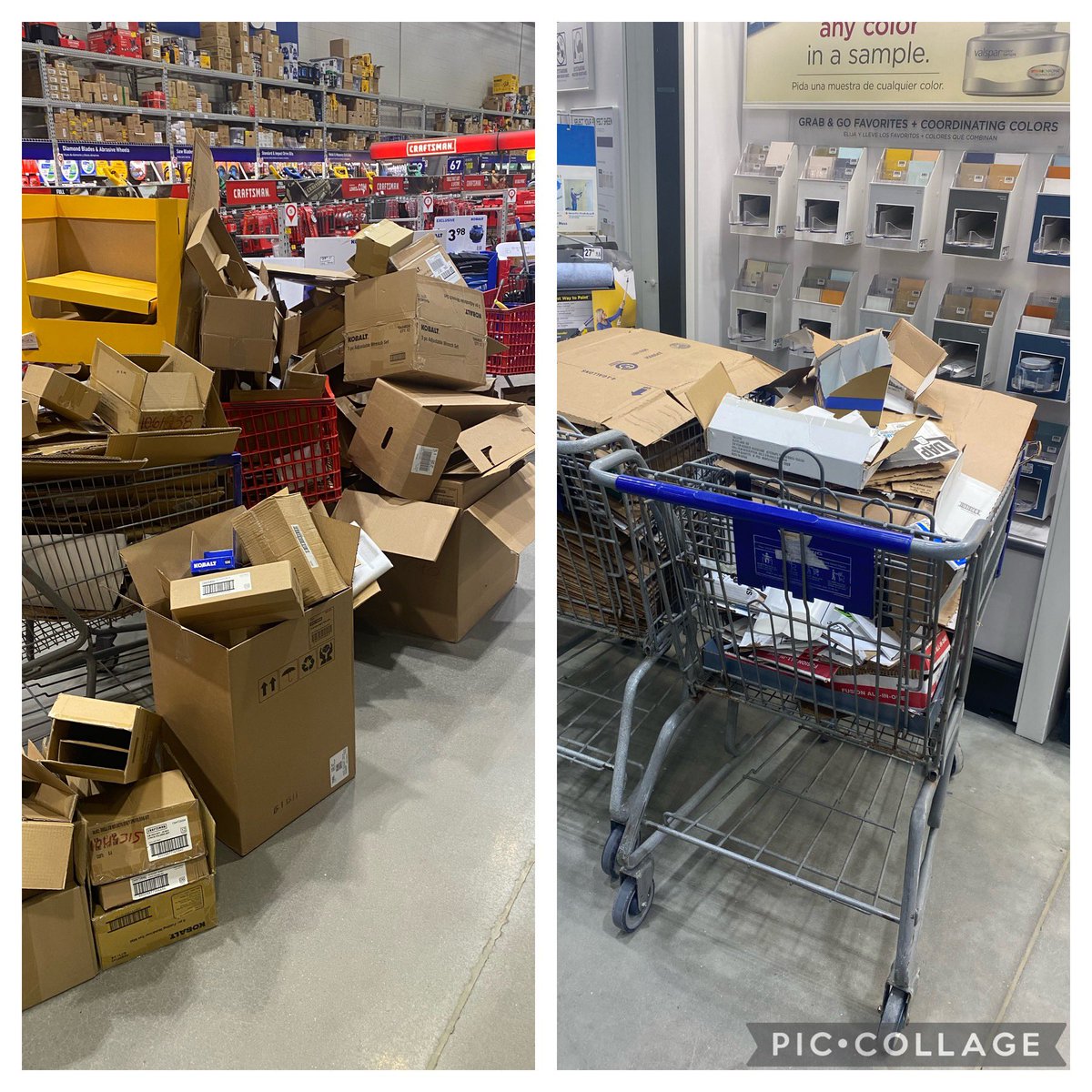 Cardboard challenges in full force at 1886! <a href="/DamonBennettR7/">DBennett</a> <a href="/Janeen63970425/">Janeen</a> #r7cardboardchallenge